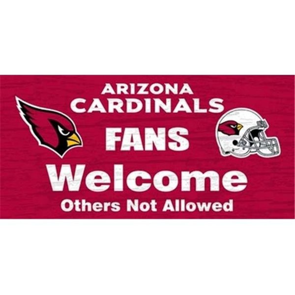 Fan Creations Fan Creations N0617 Arizona Cardinals Fans Welcome Sign N0617-ARI